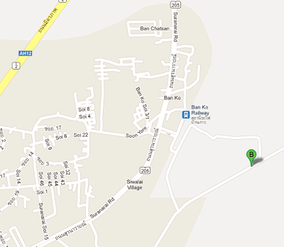แผนที่ร้านสเต็ก บ้านเกาะ
