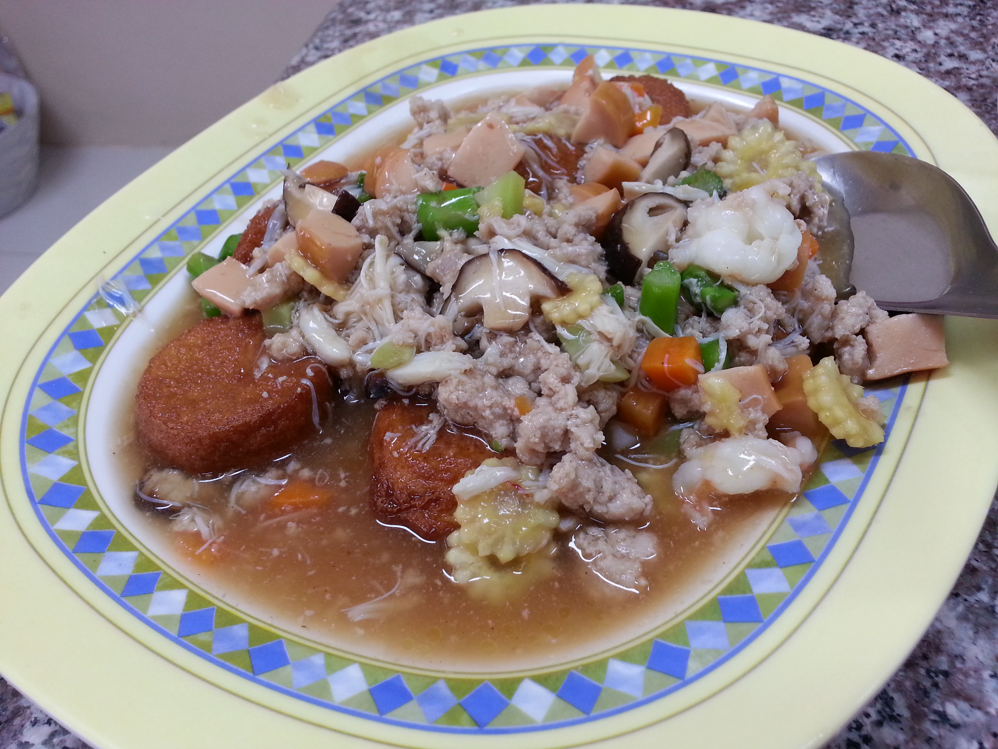 เต้าหู้ทรงเครื่อง น้อยสระแมว โคราช