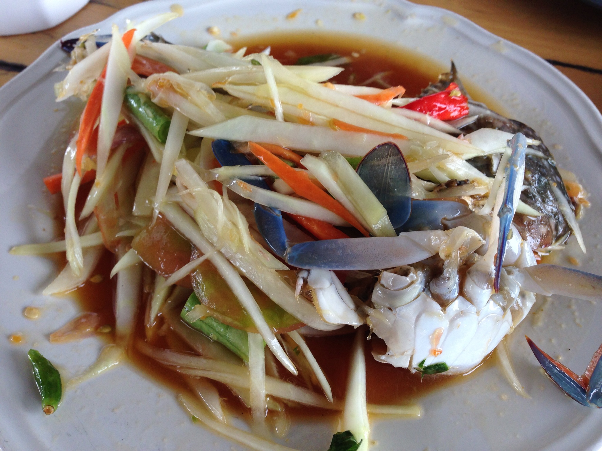 ส้มตำปูม้า