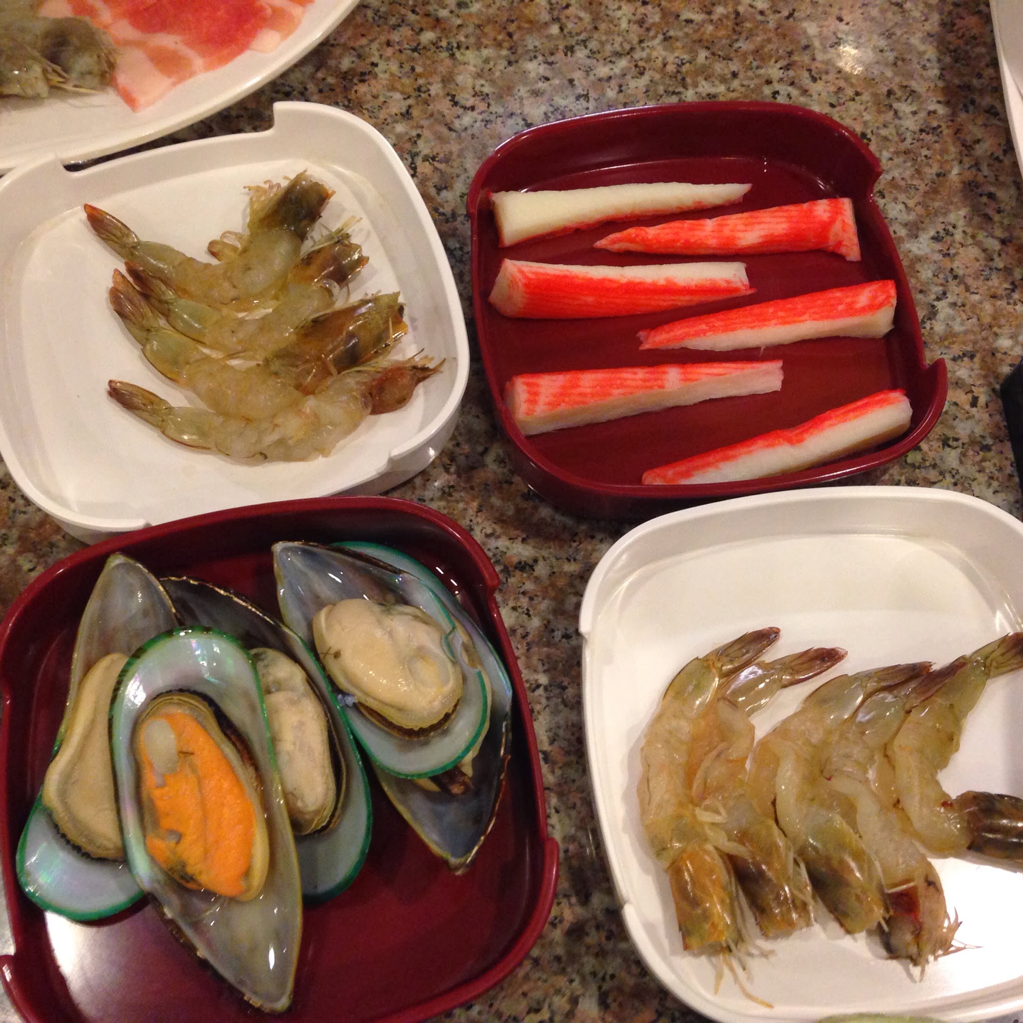 ชุดไฮโซ หอยแมลงภู่ กุ้ง ปูอัด อันนี้ให้แค่เริ่มต้น